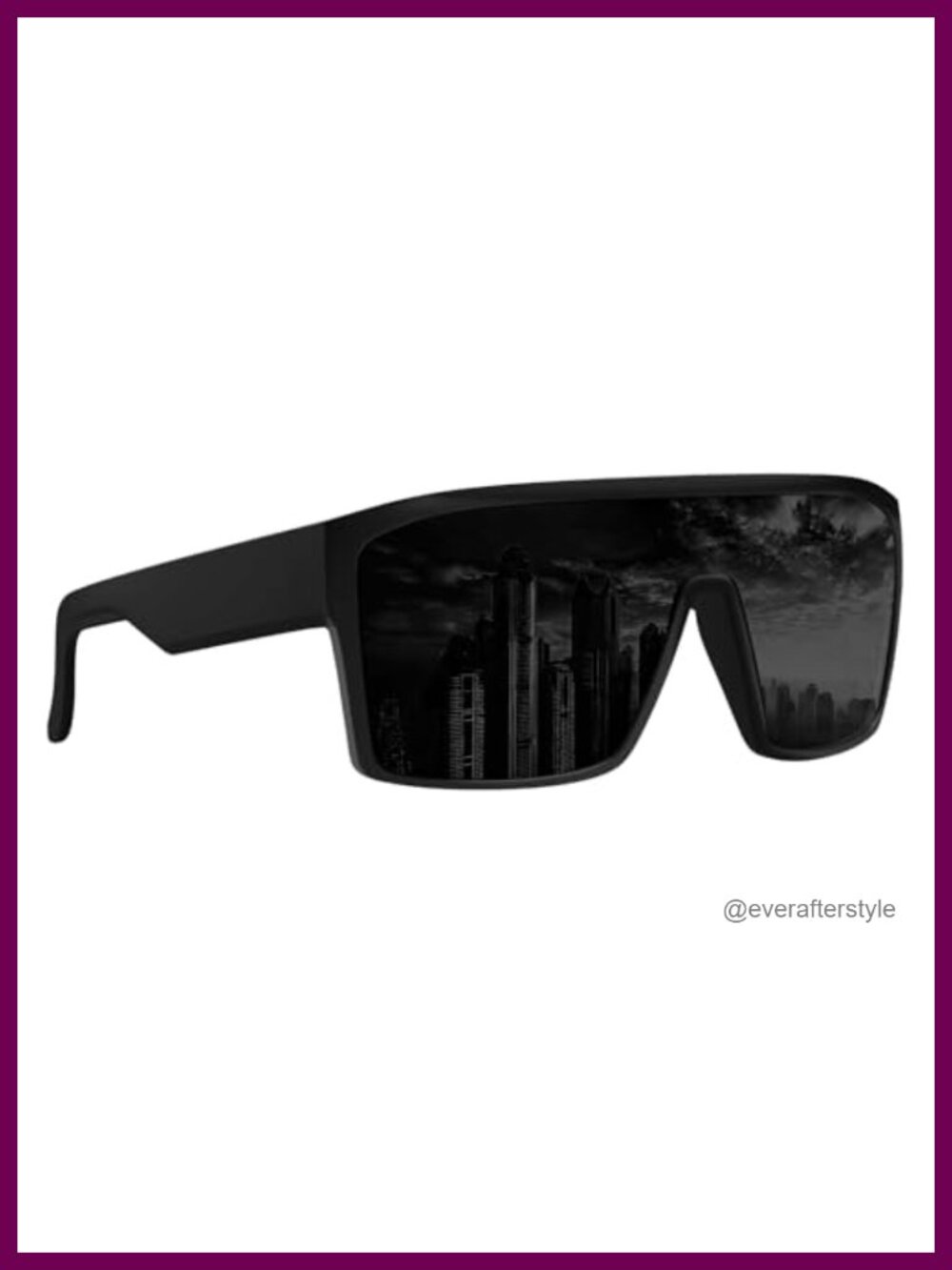 XL Polarized Sunglasses UV400 TR90 Frame Rectangle